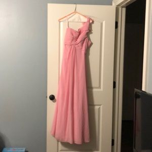 Pink bridesmaid dress
